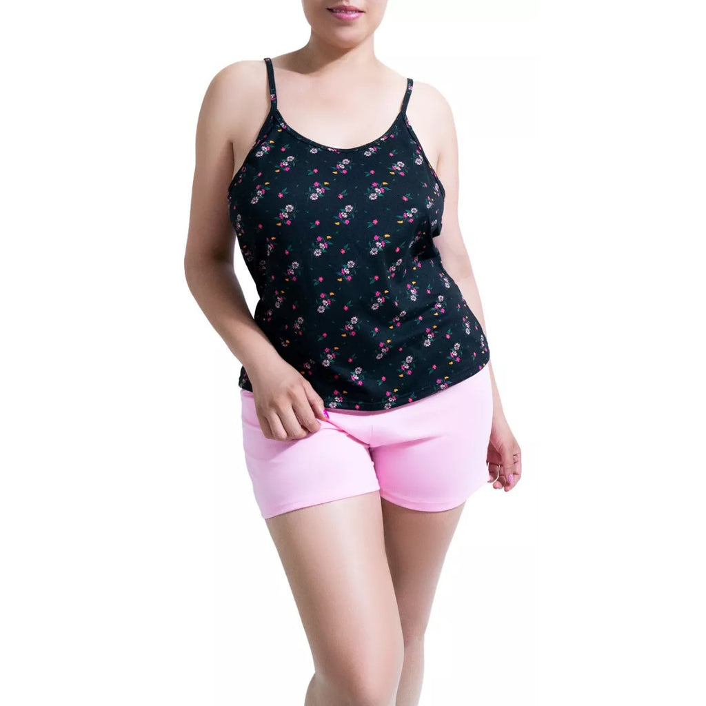 Pijama de verano para mujer camiseta/short cómoda y fresca | M9060