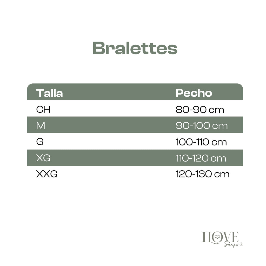 Tallas discount de bralette