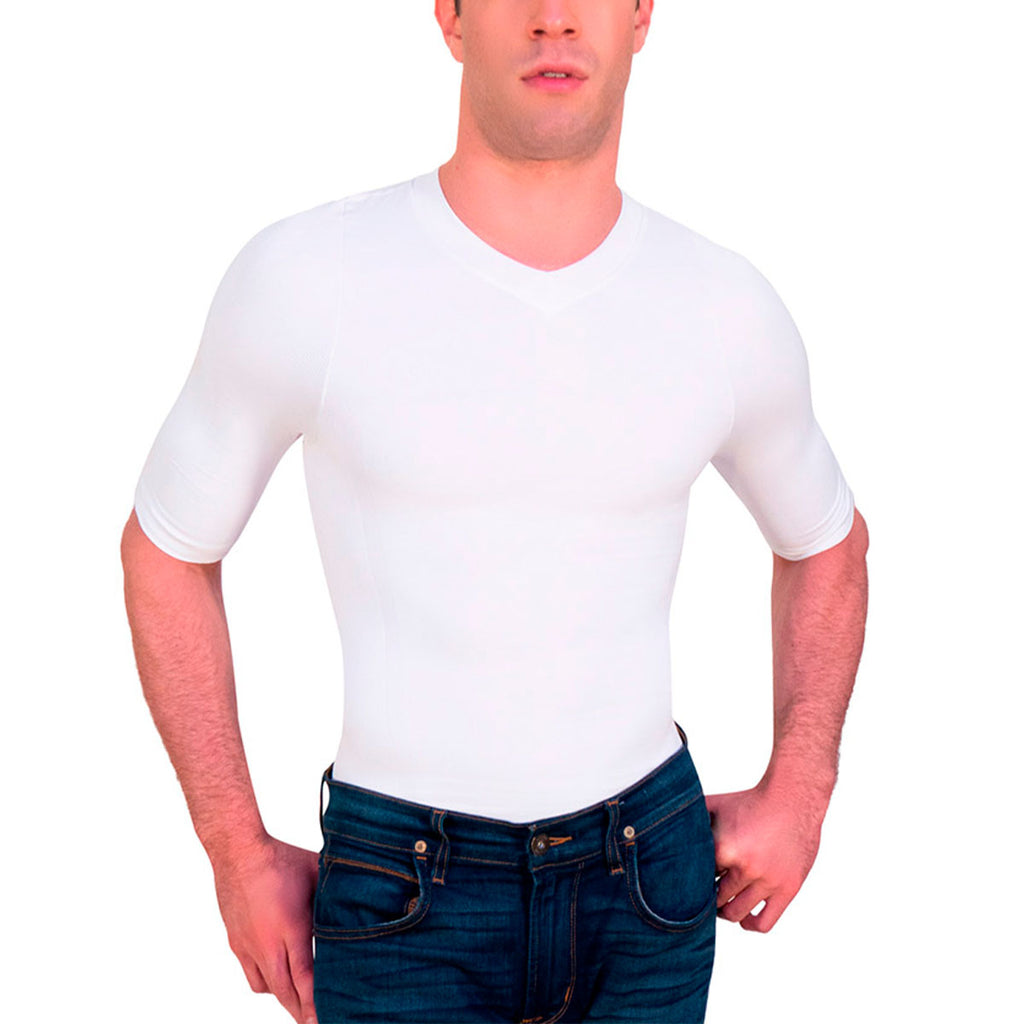 Faja Camiseta Sin Mangas Cuello Redondo Sin Costuras Hombre M4004 –  ILOVESHAPE