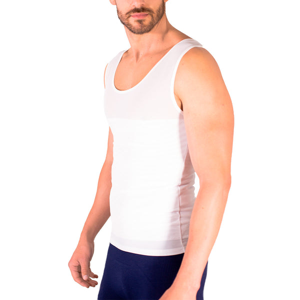 Camiseta Hombre Faja Licra Powernet Corrige Postura | M4001