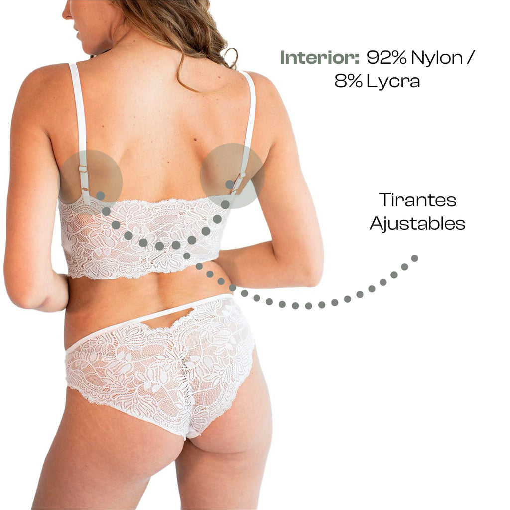  Brasier de encaje para mujer, ropa interior ajustable